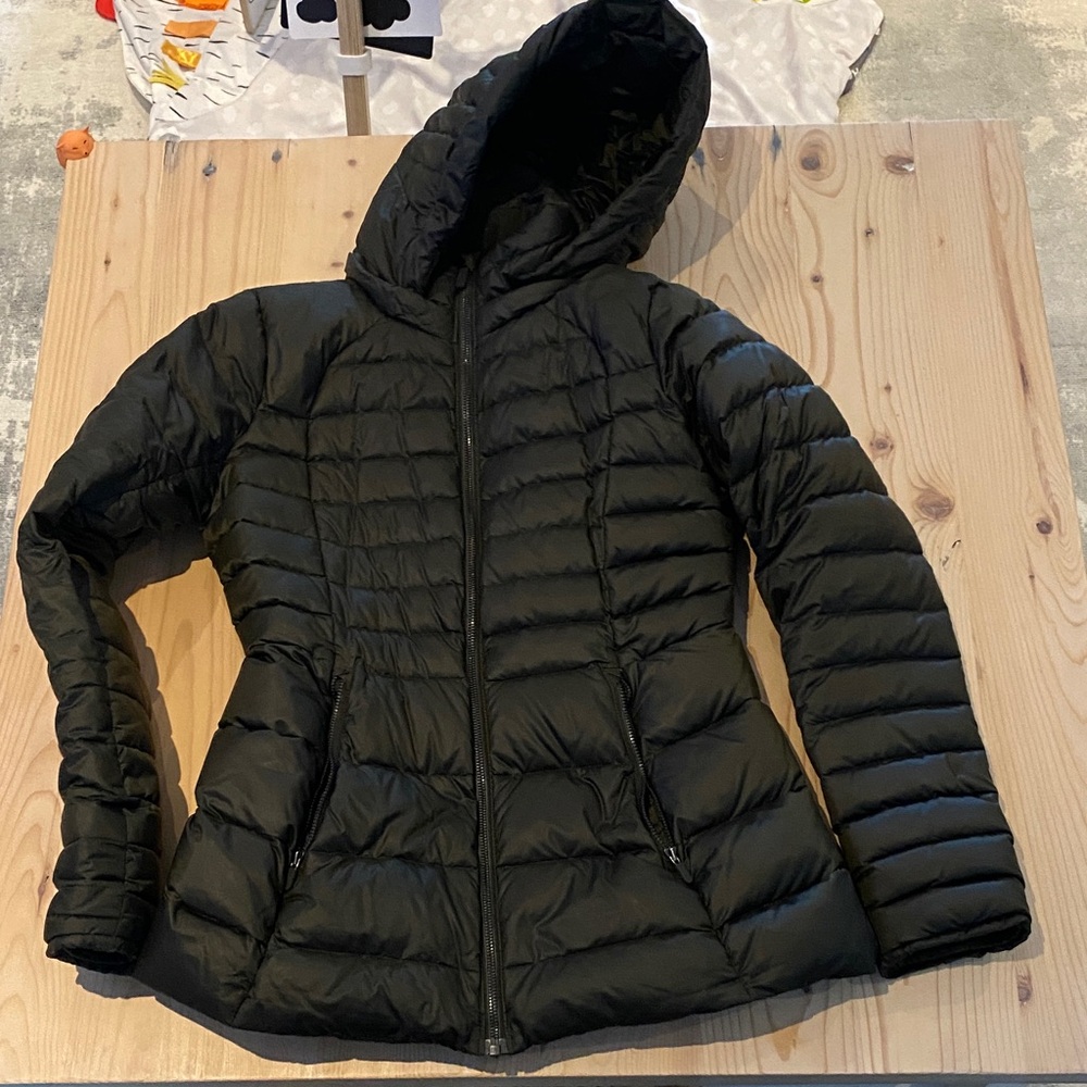 Women's Dark Green Puffer Jacket